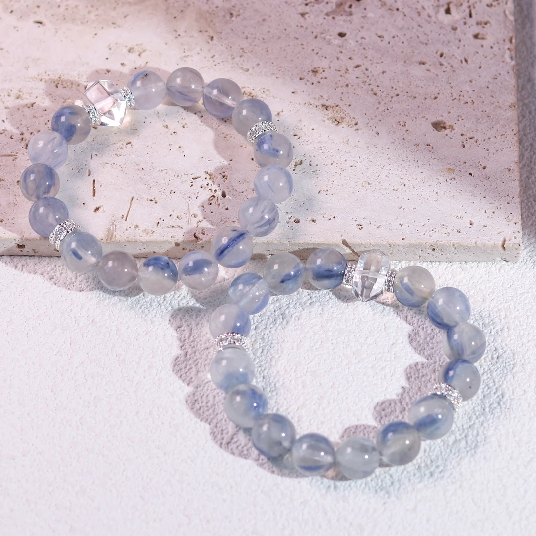 《蓝色焰火》蓝晶石手链（大） FA51 多样性发一 颜色微差