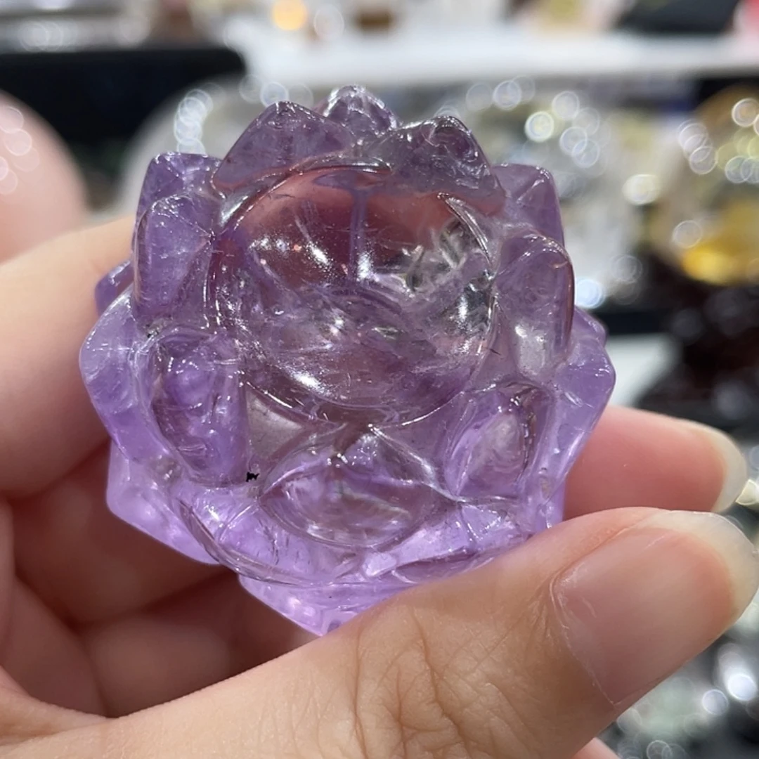 珠宝半成品未镶嵌水晶莲花座