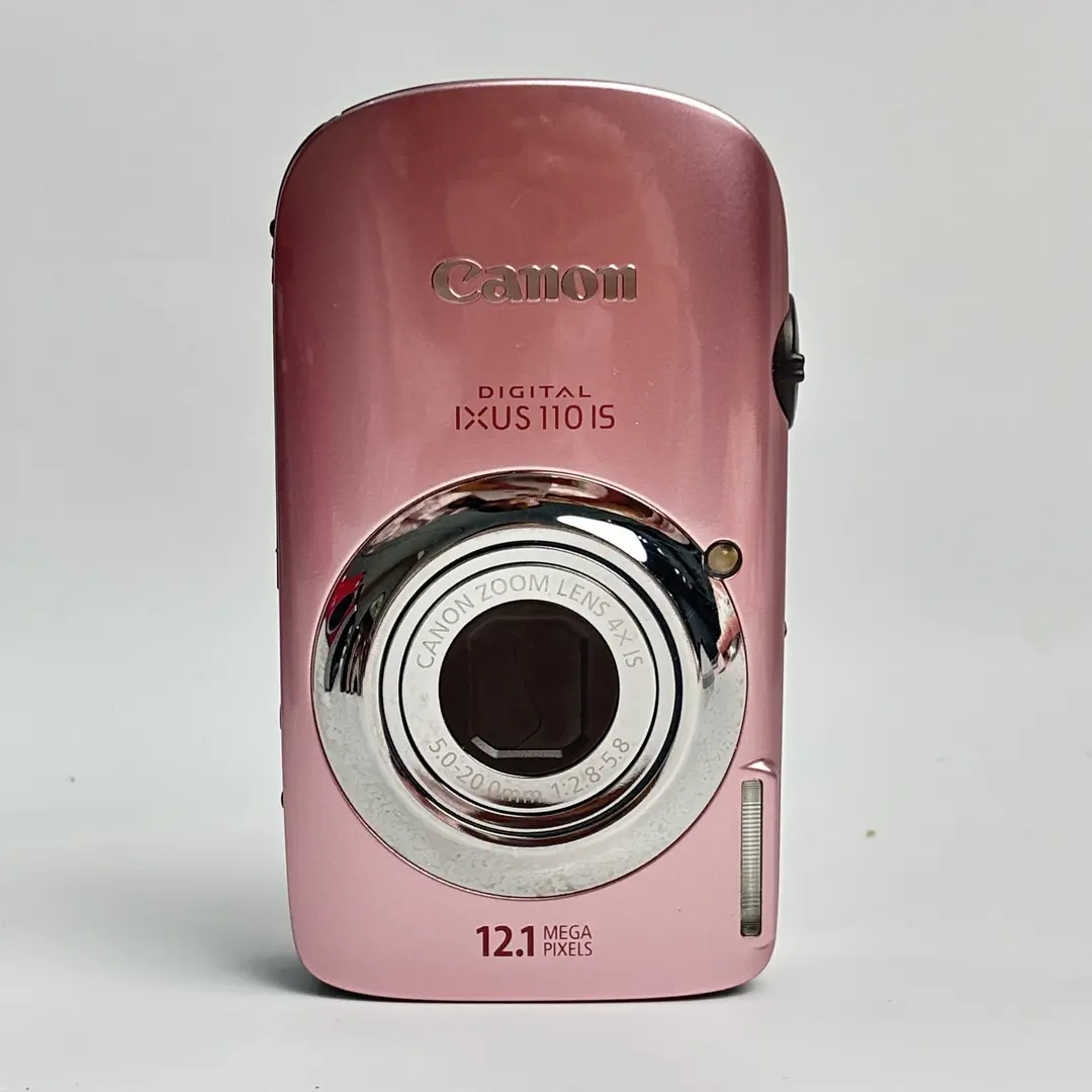 95新 Canon/佳能 ixus110粉色1210万像素4倍变焦复古ccd