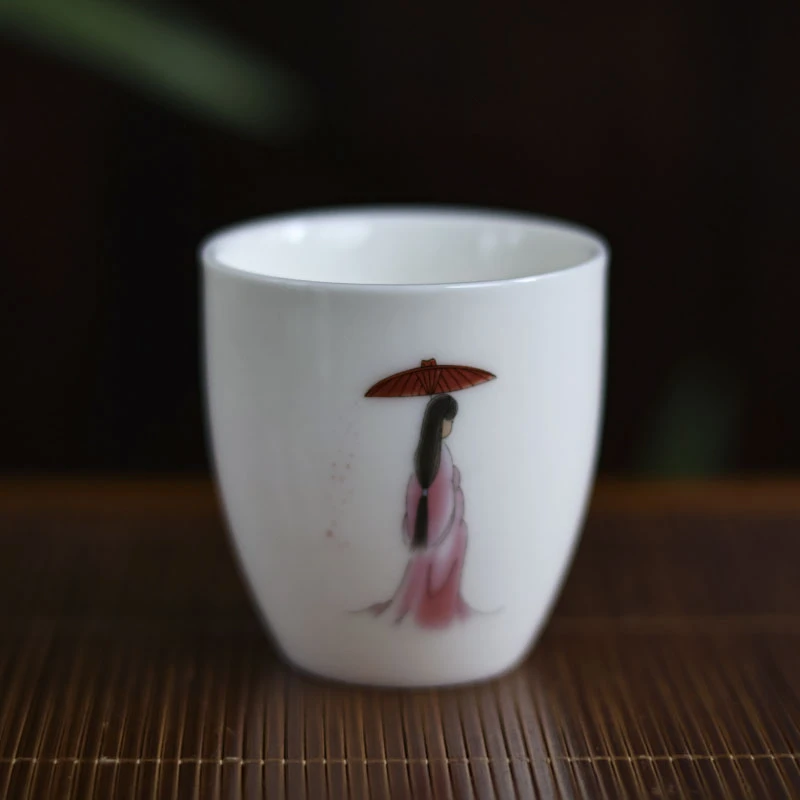 【福园专属】粉烟雨美人杯120ml（Q5109）