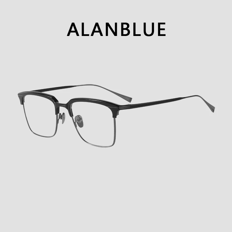 ALANBLUE OPTICAL【木村拓哉同款】复古纯钛眉线超轻近视眼镜LS-96