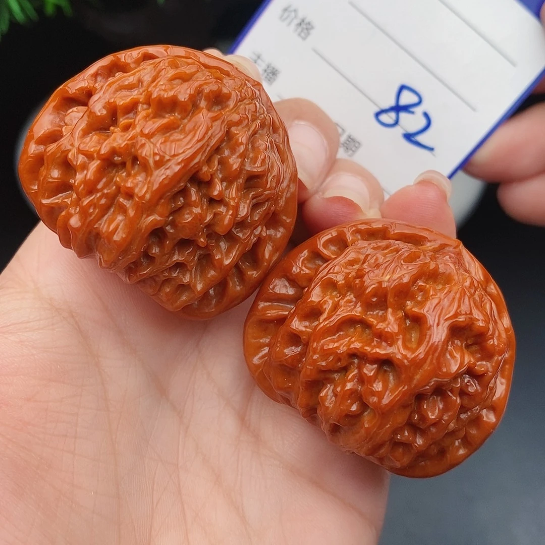 把件文玩核桃43球白82