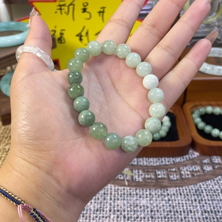 岫玉未镶嵌手镯手串