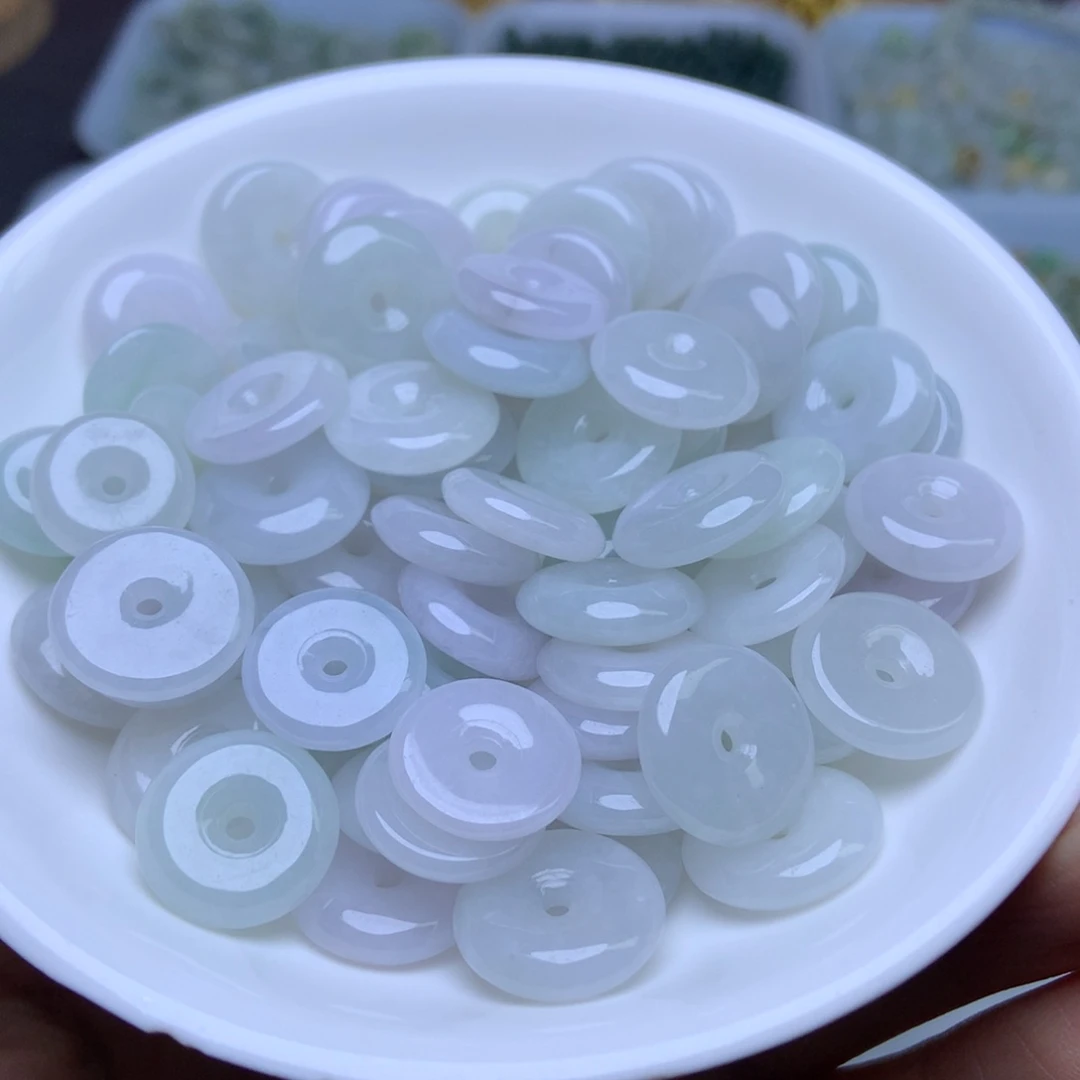 未镶嵌手链翡翠卡14平安扣10个