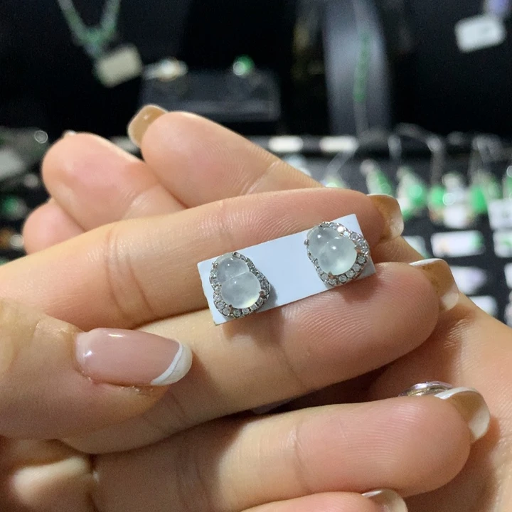 翡翠银S925镶嵌戒指