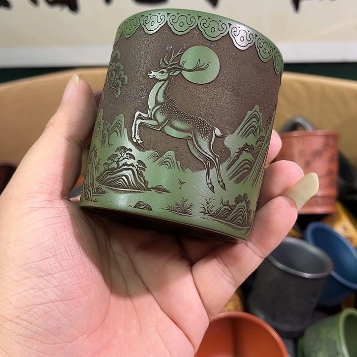 茶杯紫砂全手工紫砂主人杯