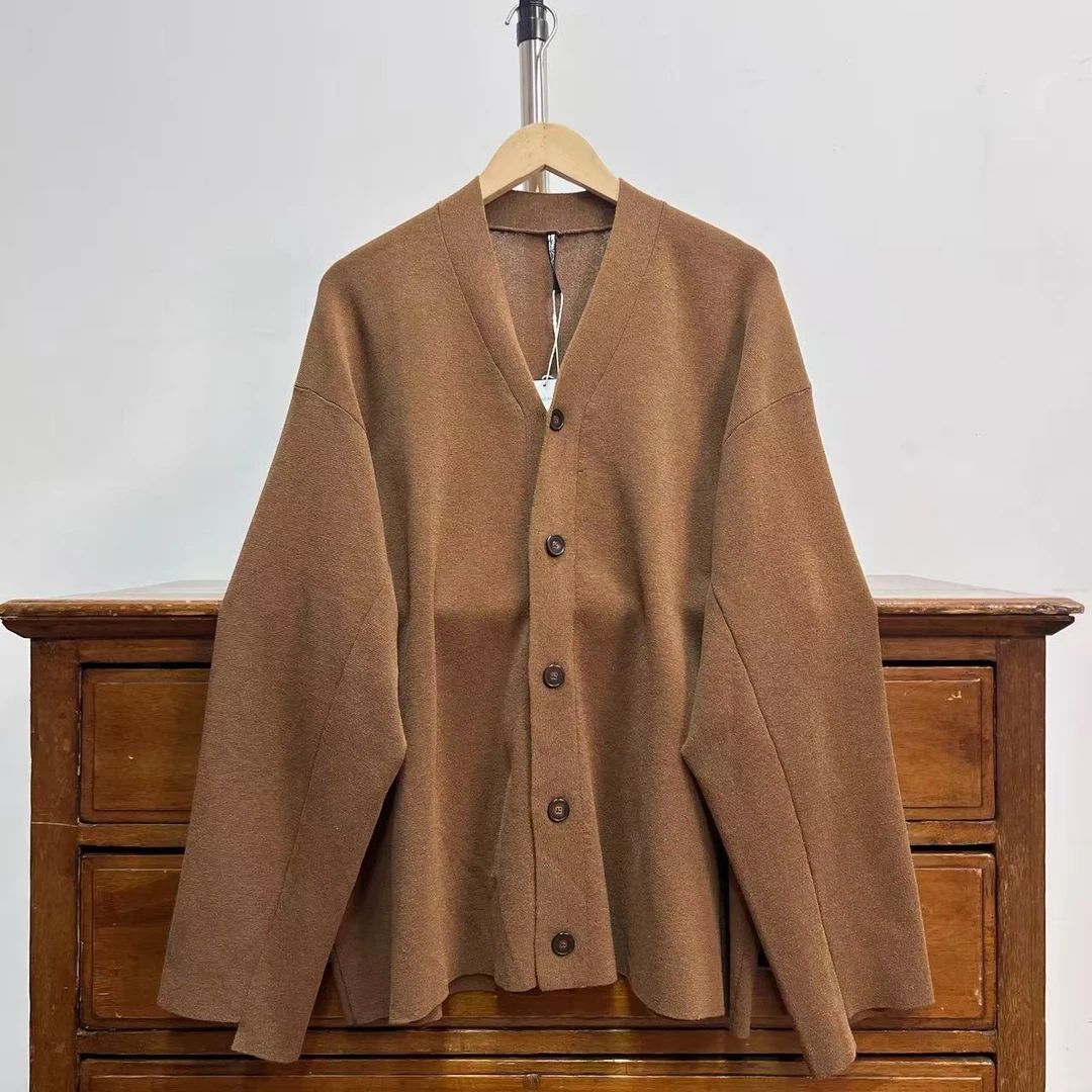 ini 宽松落肩针织开衫 XX033 DM25B219