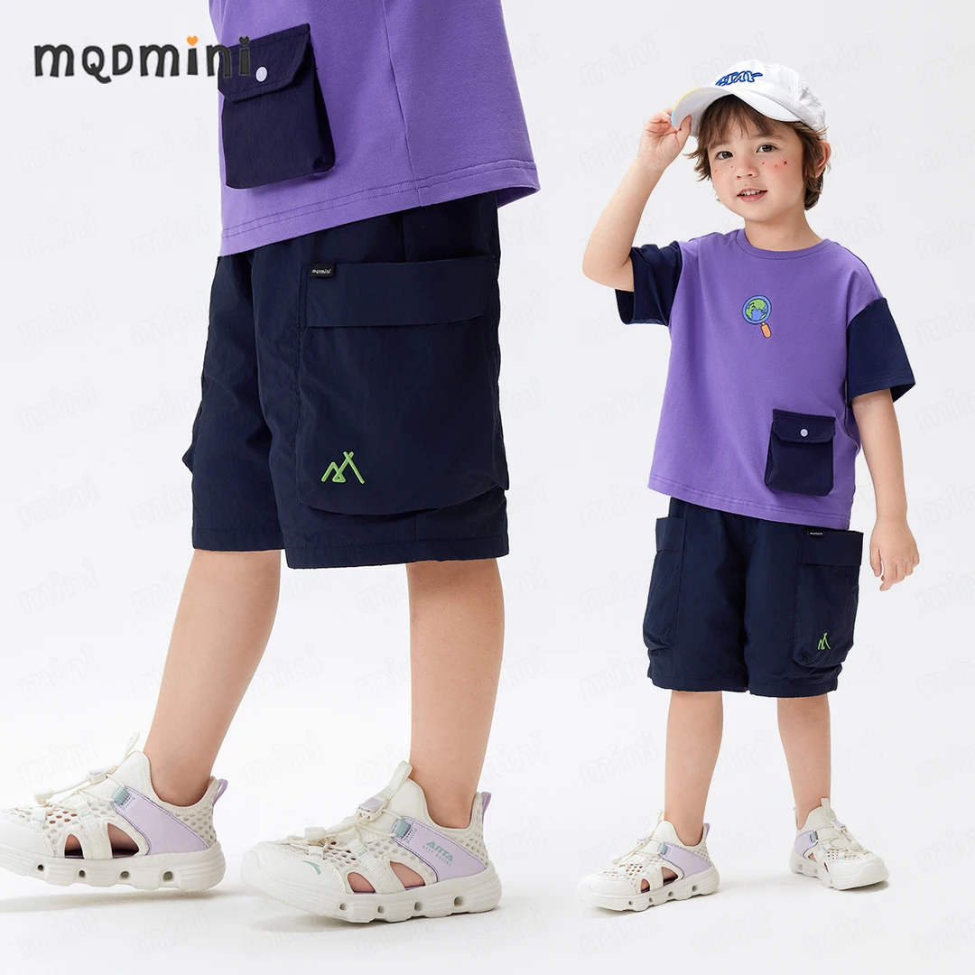 MQDMINI夏季上新舒适透气短裤夏天活力运动时尚单品宽松排汗