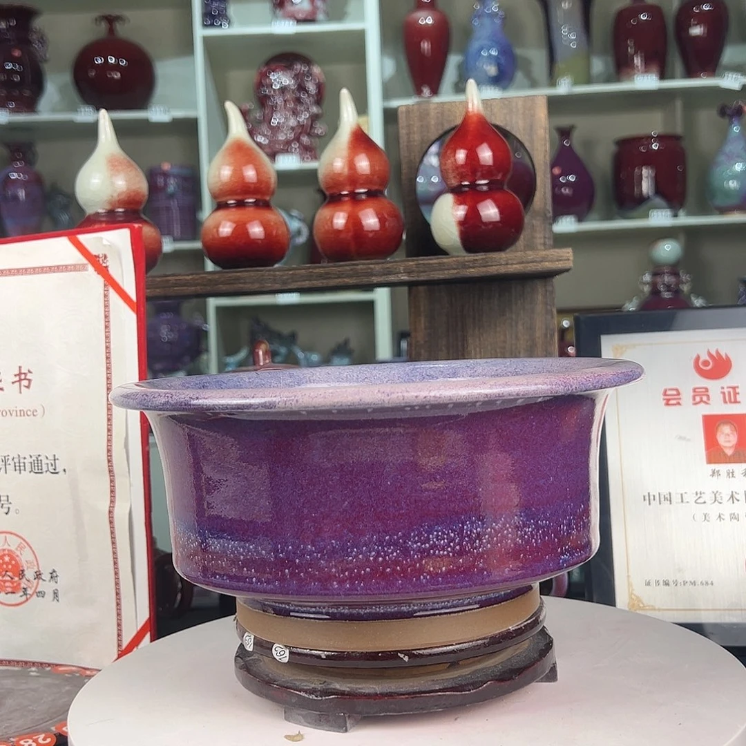 摆件郑家钧窑摆件