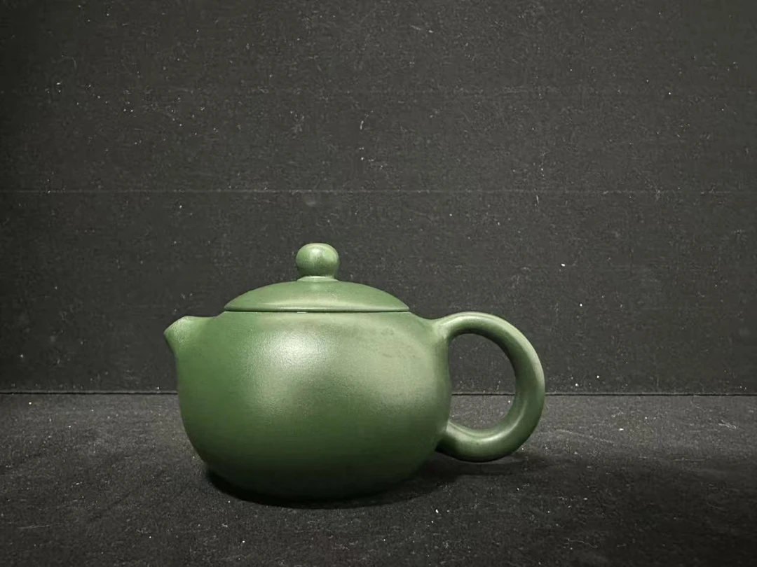 宜兴紫砂小品西施光器 墨绿泥 徐霞