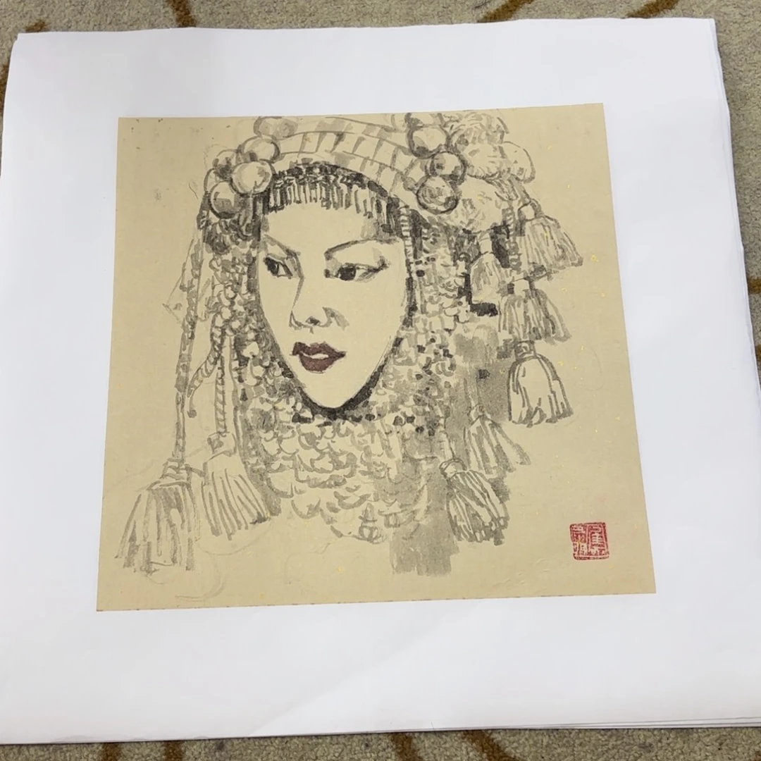 国画焦禄明老师作品刘