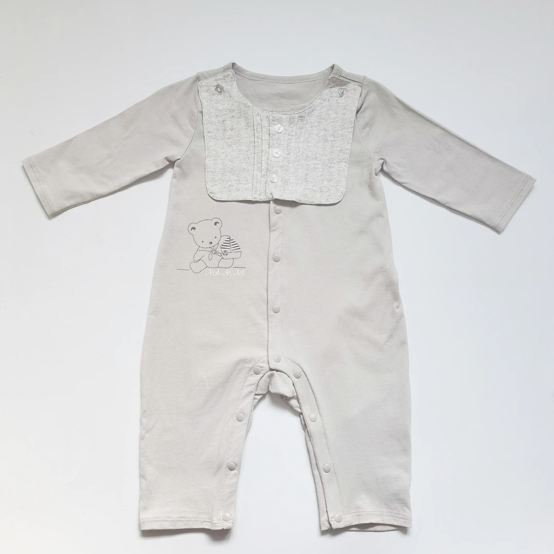 帆船熊口水巾连体衣