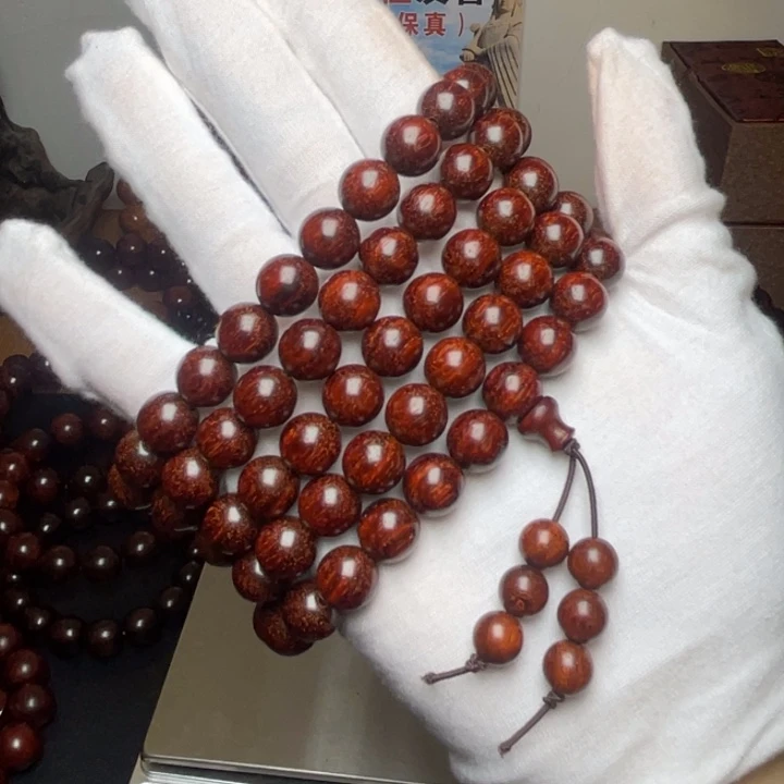 温***女檀香紫檀（小叶紫檀）手串/手链小叶紫檀多圈10/108