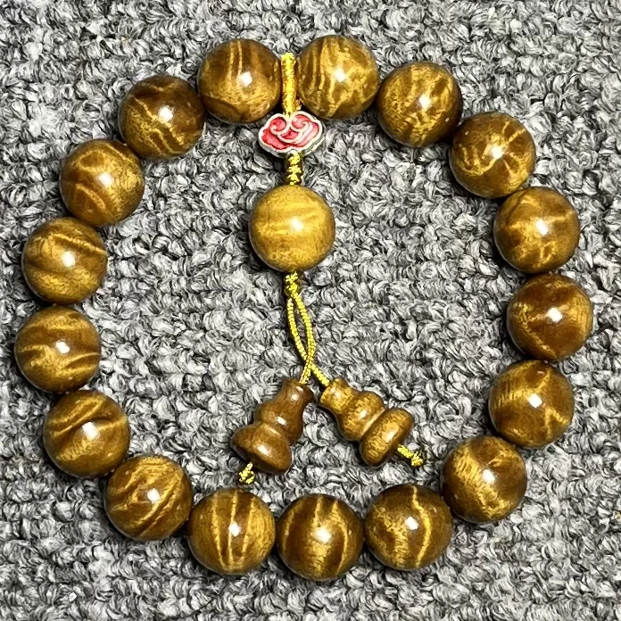 金丝楠枯木黄料1.2精品龙胆手串