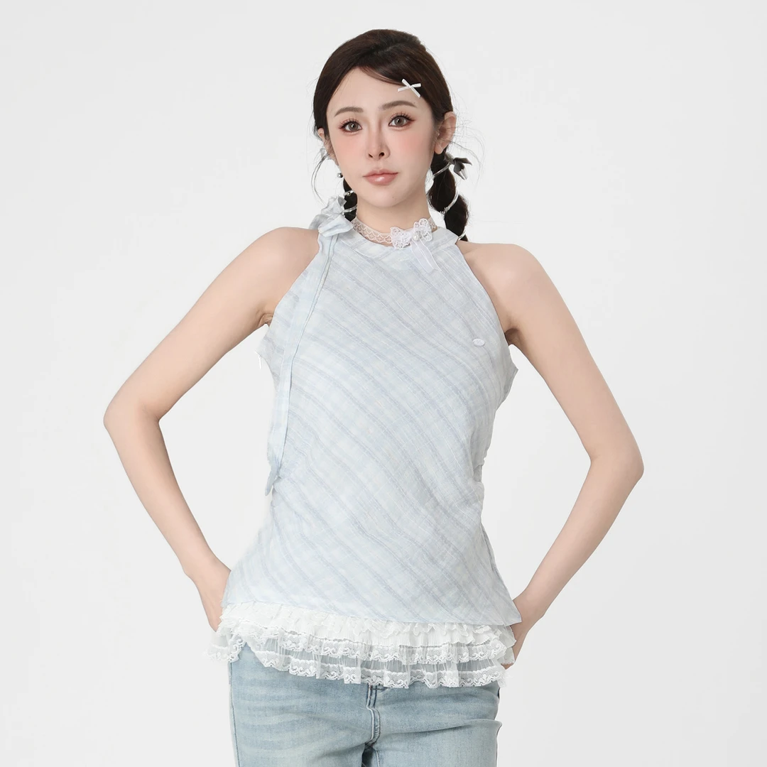 ANPK纯欲甜美梭织小衫A5F27B5233