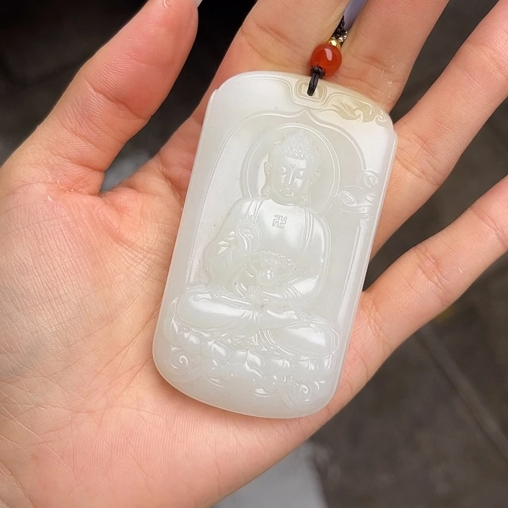 和田玉未镶嵌吊坠(不含链)