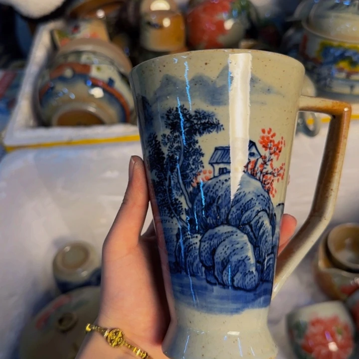 瓷片景德镇陶瓷手工手绘