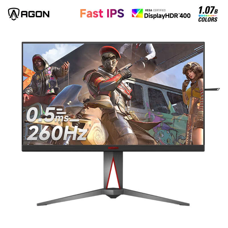 AOC 爱攻AG275QZE 电竞27英寸2K260Hz电脑显示器IPS屏240HzHDR400