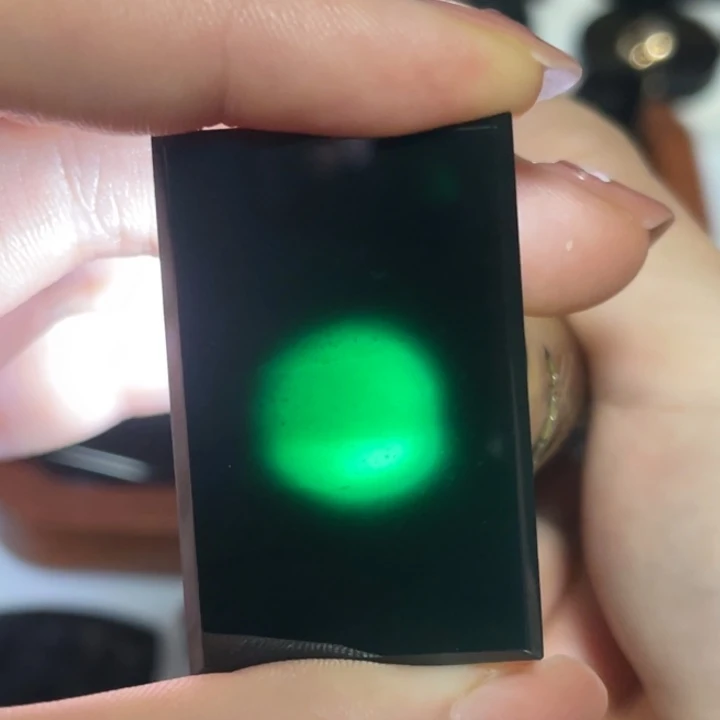 颈饰未镶嵌翡翠缅甸A货墨翠无事牌