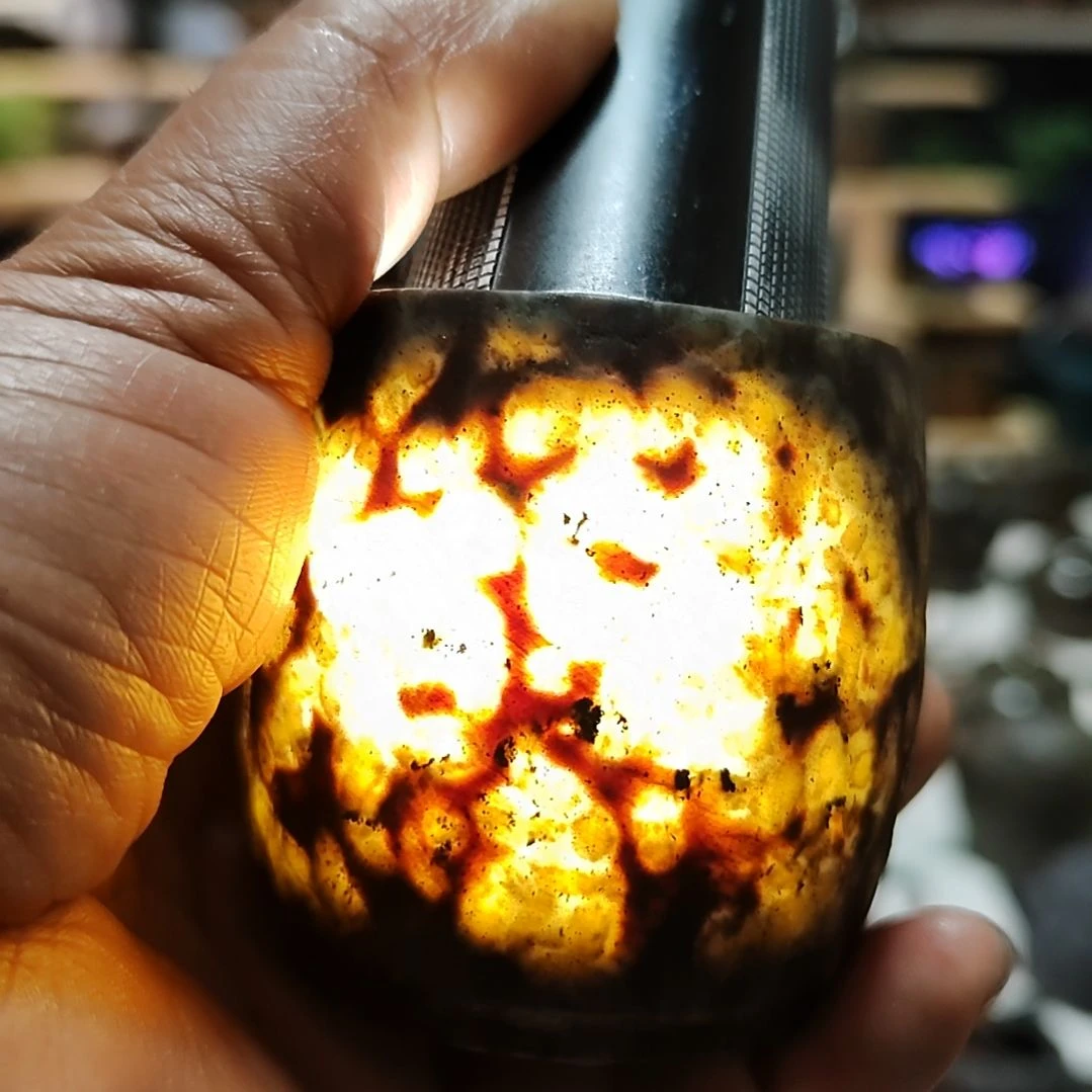 向****米粒玉绿豹珍珠主人杯