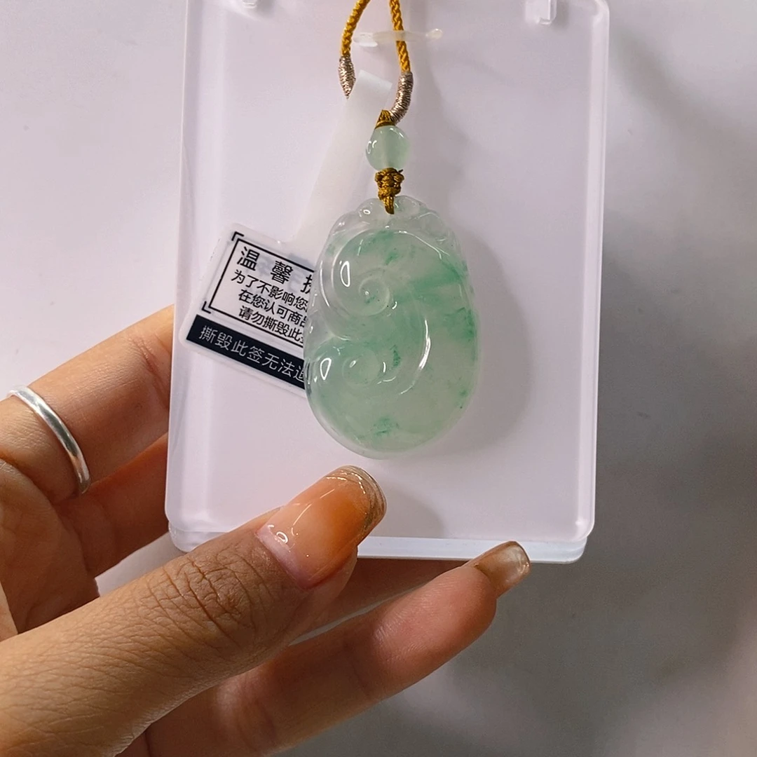 石英质玉未镶嵌吊坠(不含链)