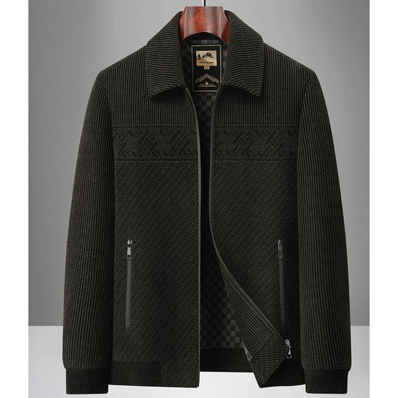 11257-新款中年男士夹克外套秋商务休闲男大码上衣[男装]