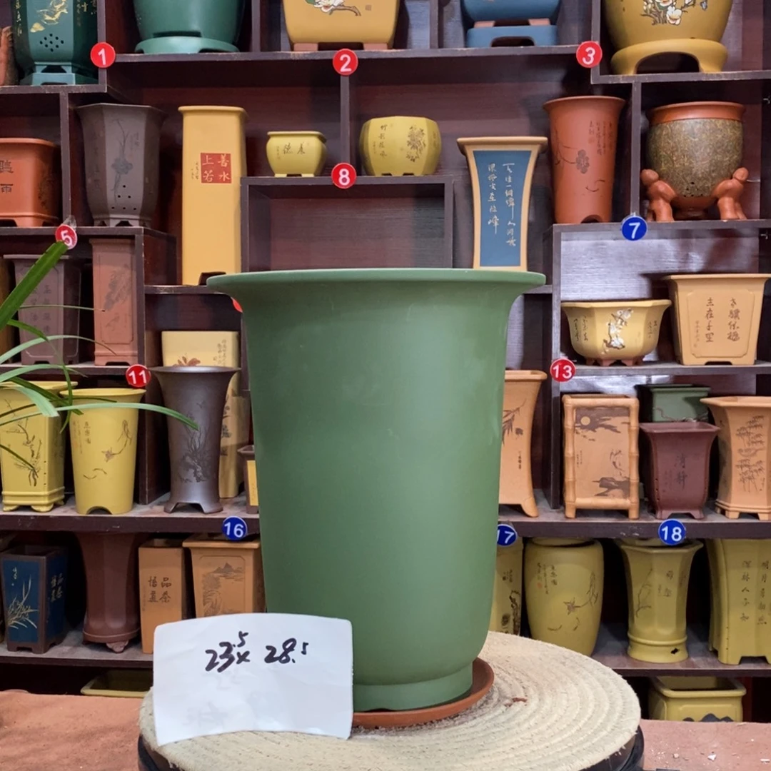 紫砂艺术紫砂花盆