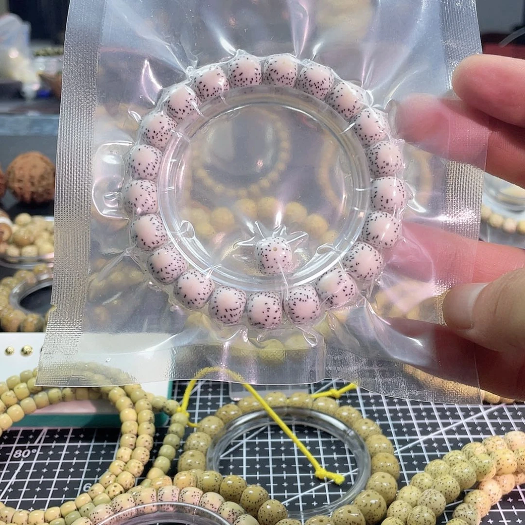星月菩提手串原生态星月菩提原白手串11.10