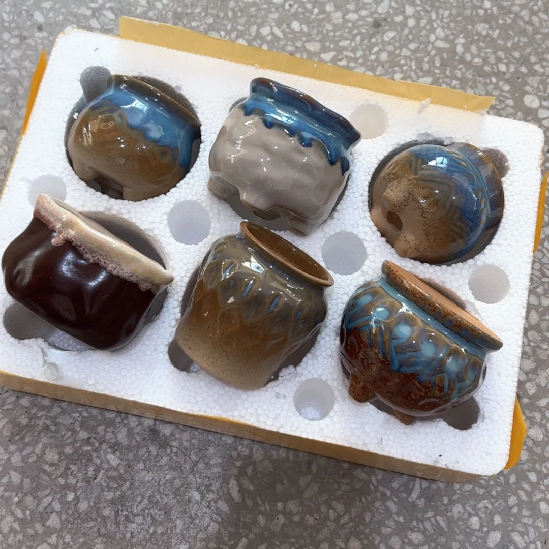 陶瓷多肉小花盆@@2075