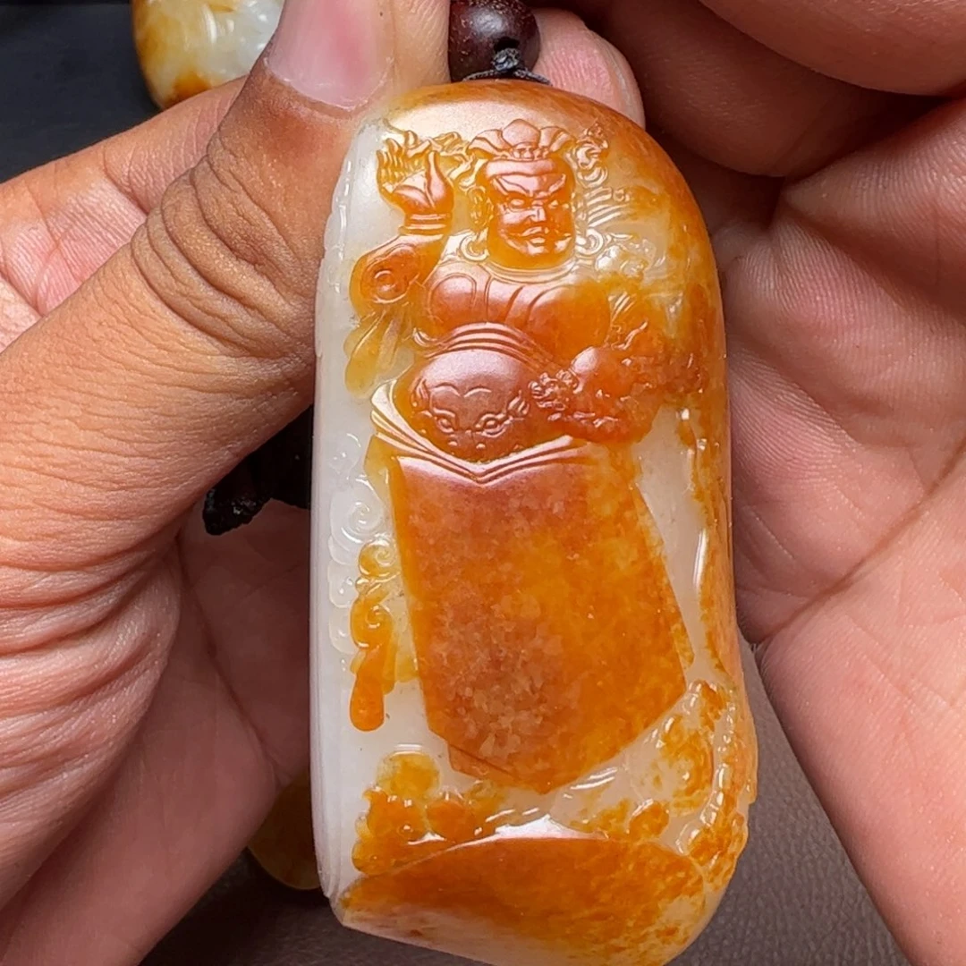 和田玉未镶嵌吊坠(不含链)
