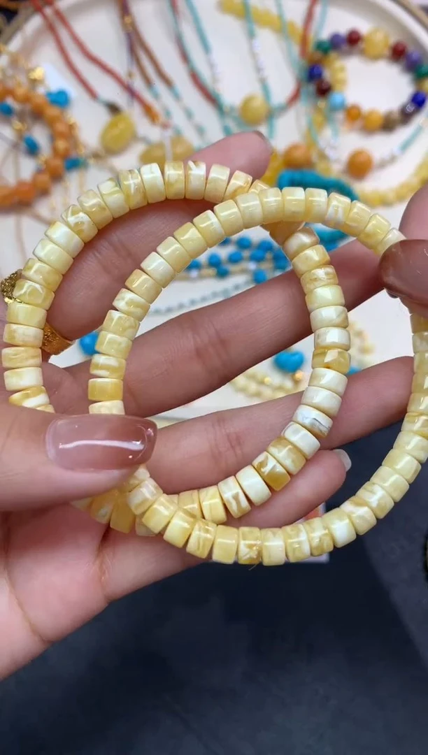 裸石蜜蜡未镶嵌手串多样性发货一件A48|800