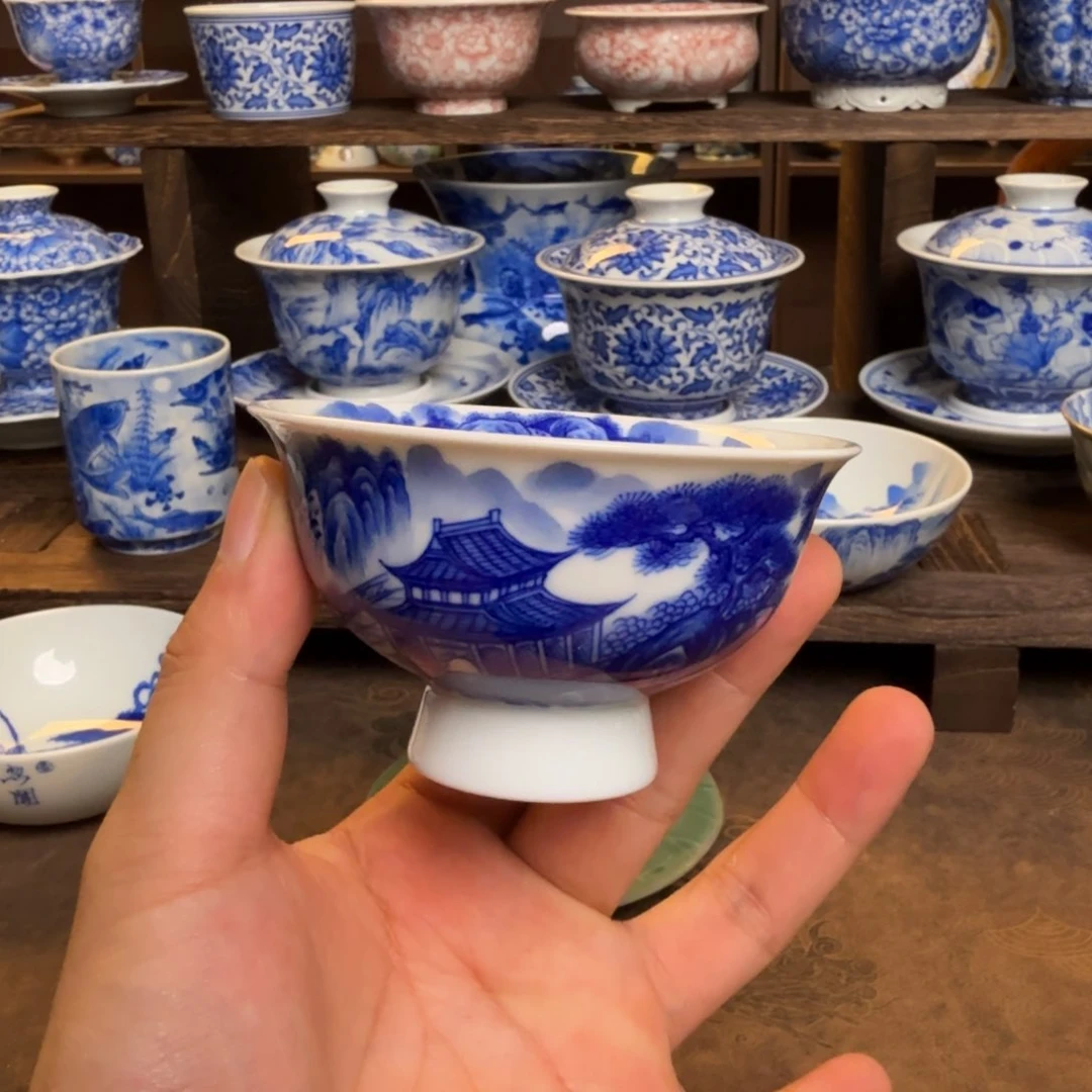 S*壹纯手工手绘陶瓷茶具