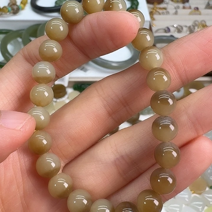 和田玉（糖玉）未镶嵌手链8
