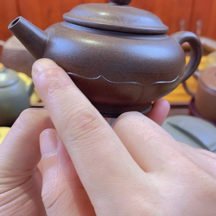 紫砂茶壶处理一把