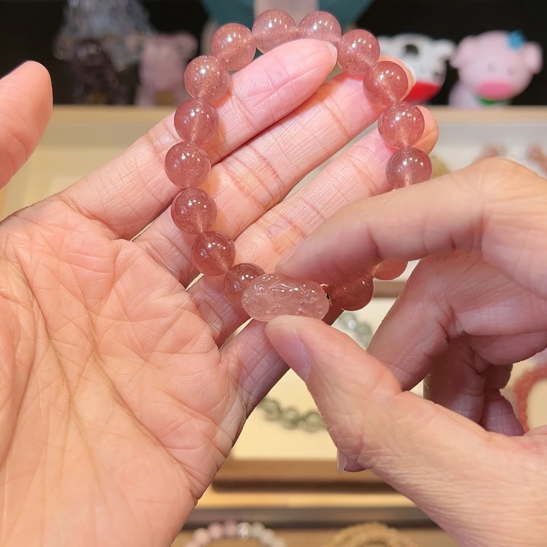 水晶手链未镶嵌草莓