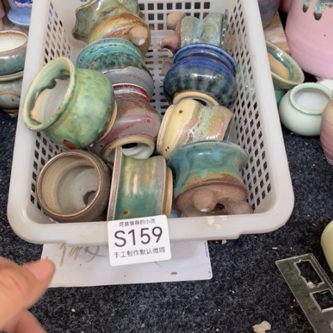 紫砂花盆微瑕159口径4.5zuo y