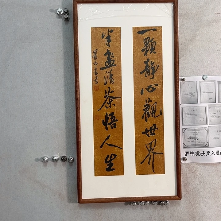 书法罗柏发老师的作品