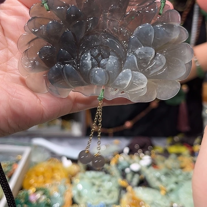 未镶嵌岫玉毛衣链