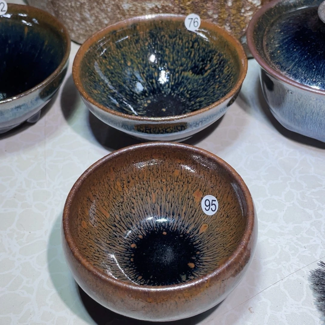 茶盏龙窑柴烧建盏95