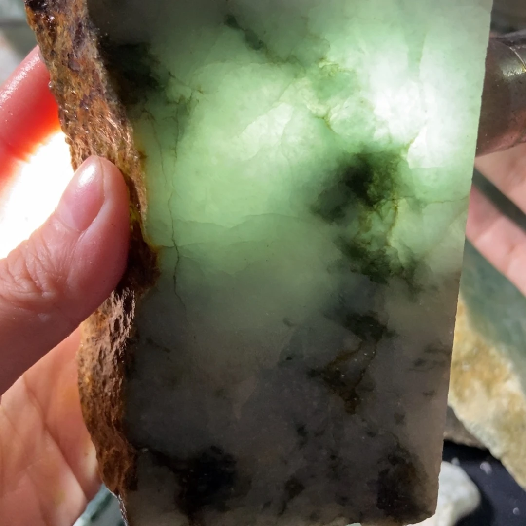 翡翠未镶嵌挂件天然翡翠