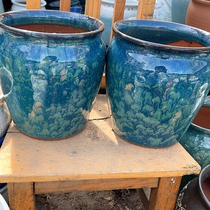 紫砂花盆口18高19。。。。。。。。。。。。。