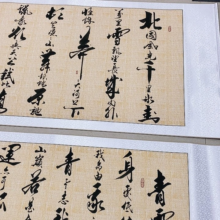 书法墨海游龙作品欣赏