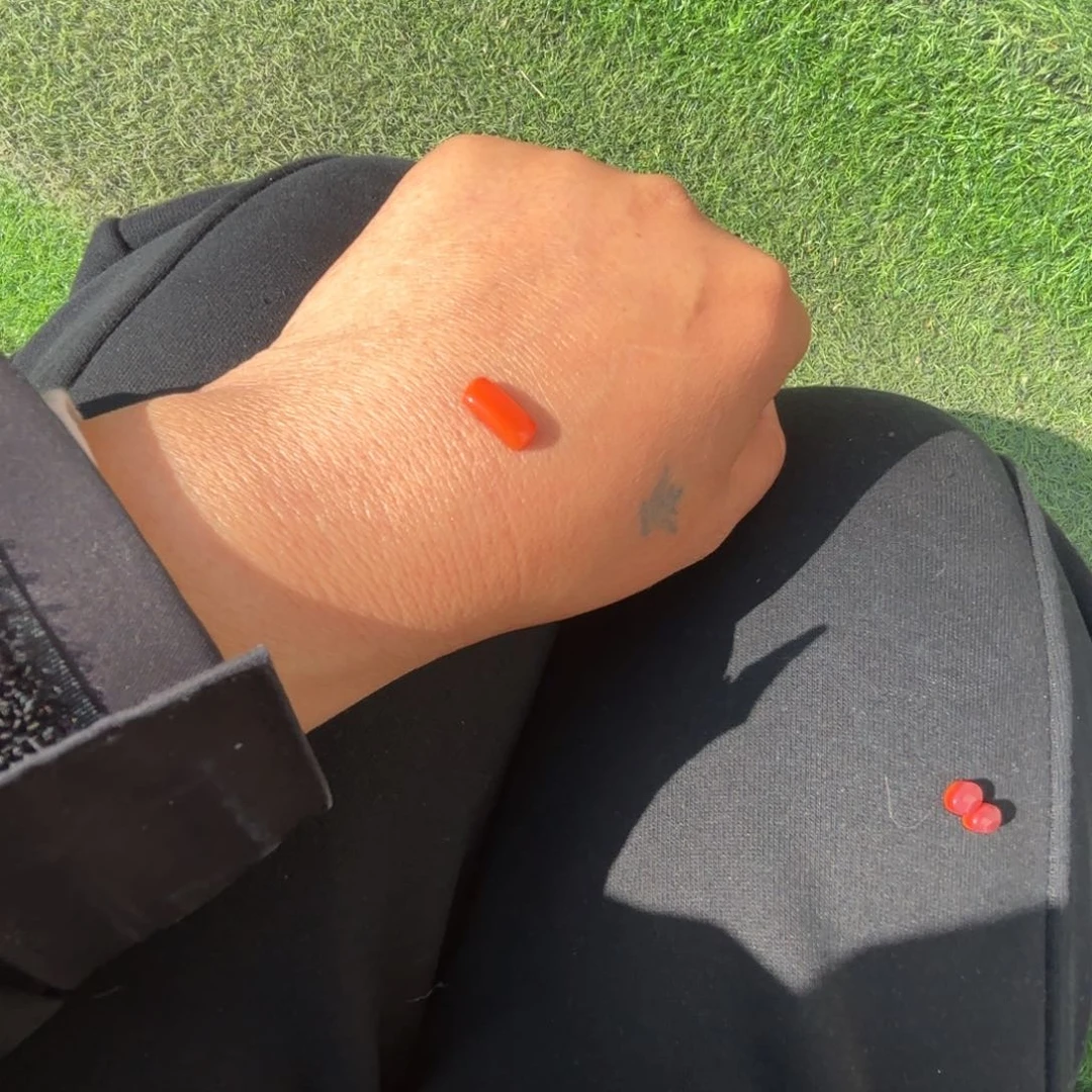 南红玛瑙颈饰合金?**?