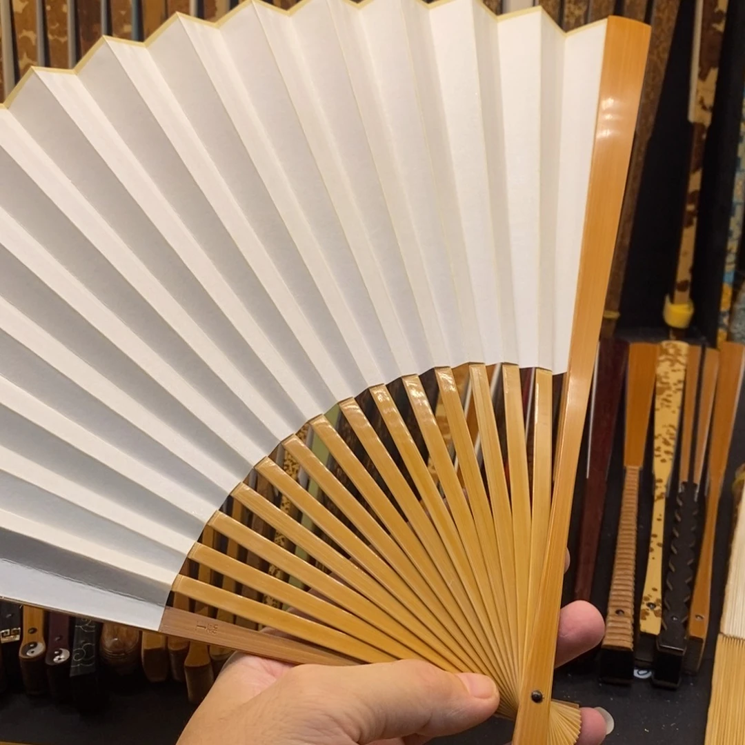 扇子合青直方折扇