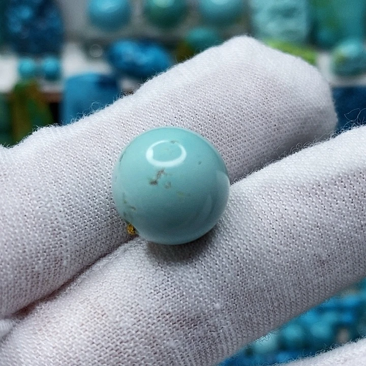 绿松石未镶嵌天然原矿 地大质检