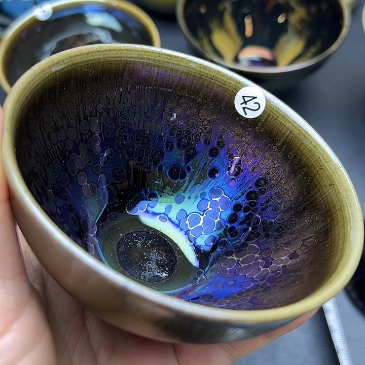 茶盏建窑建盏主人杯微瑕