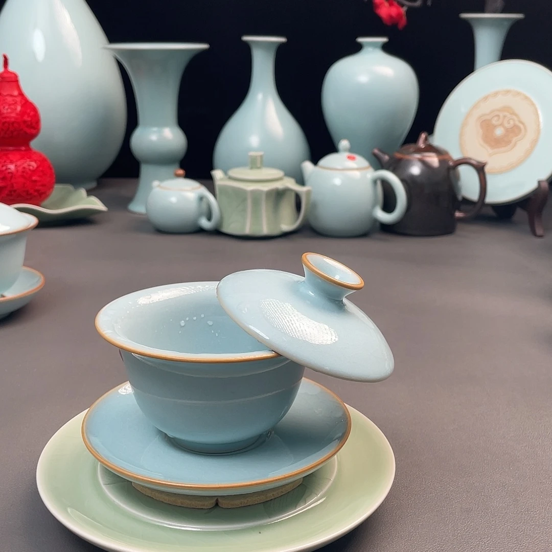 瓷片全手工微微瑕简包装