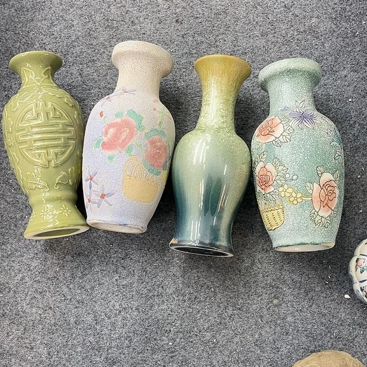 摆件无****.陶瓷制品摆件默认微瑕介意勿拍四个