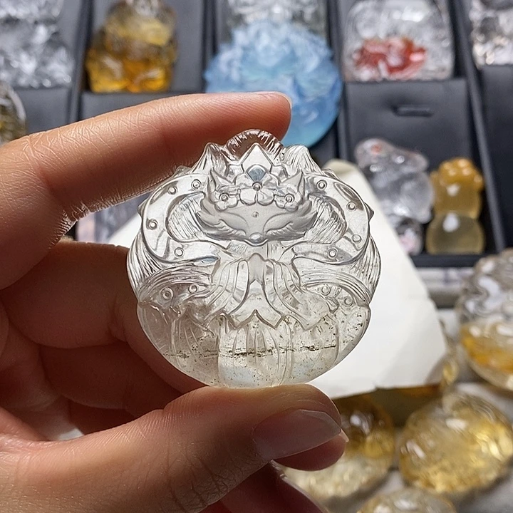 颈饰未镶嵌水晶水晶吊坠