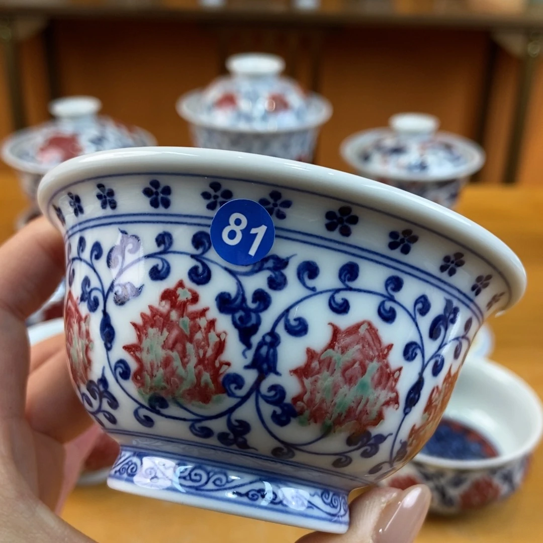 手绘现代茶具非古董